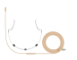 Preview: Sennheiser HSP Essentials OMNI Kopfbügelmikrofon beige mit KE-4 Kapsel und 3,5mm Klinke